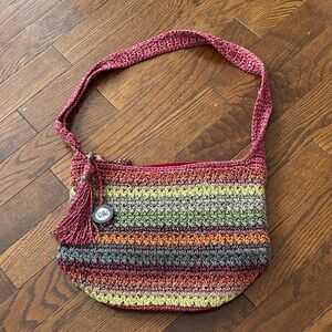 The Sak Multicolor Crochet Shoulder Bag